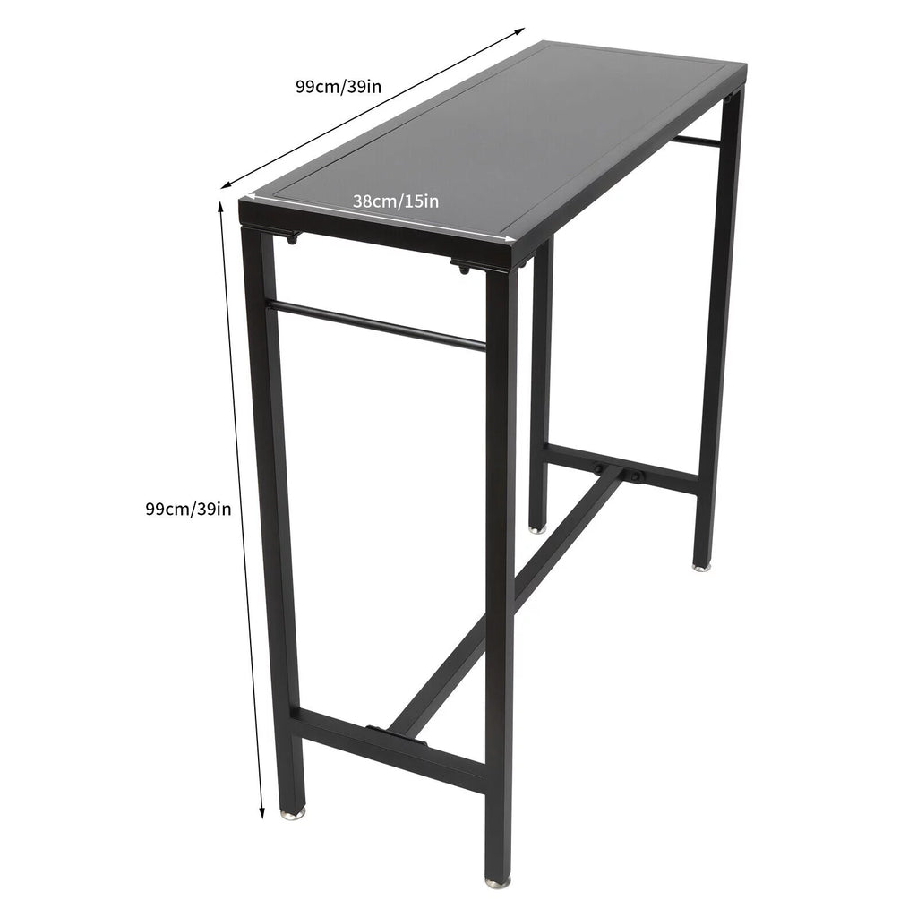 39" Black Bar Table R5877