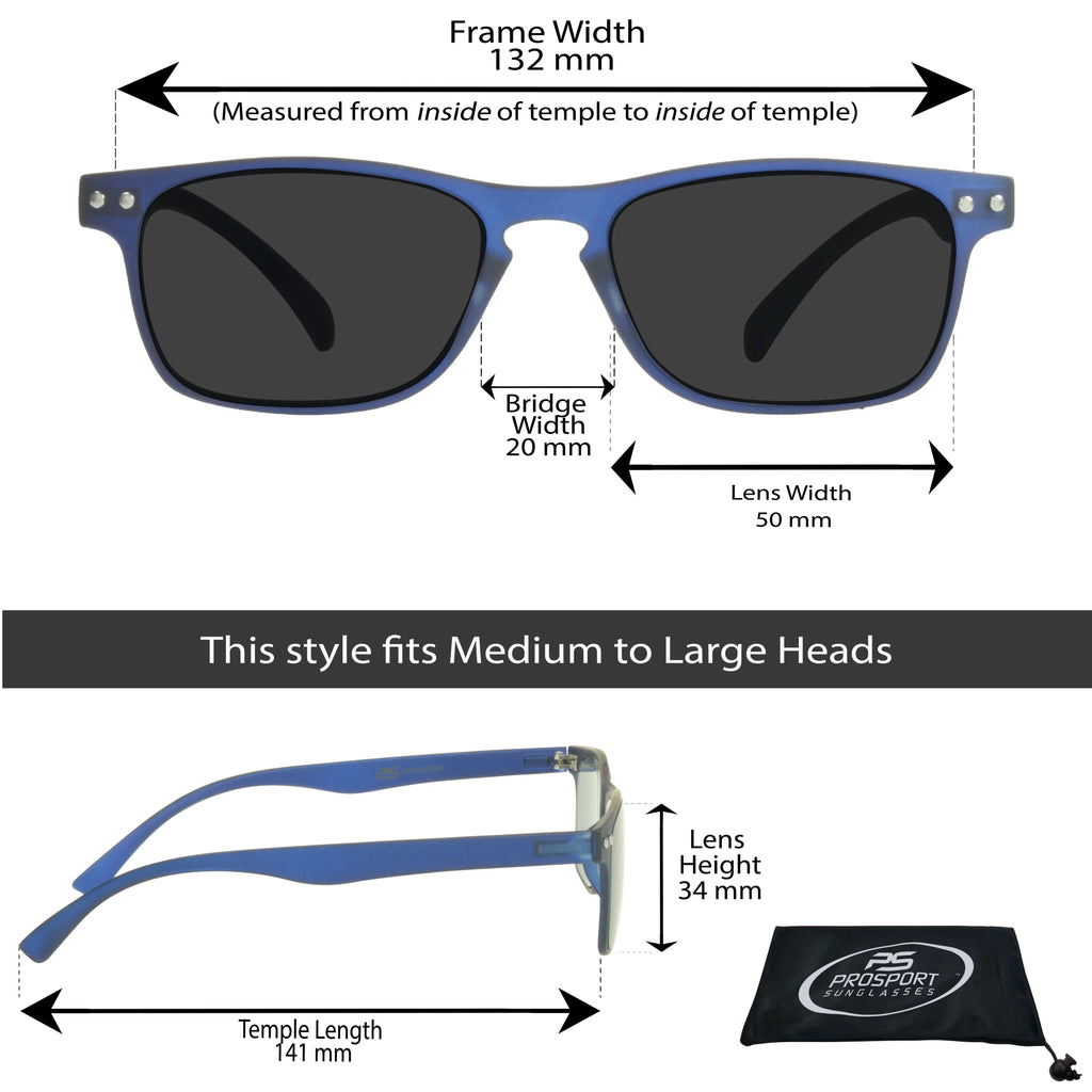 Black & Blue 2 Pack Reading Sunglasses A58568