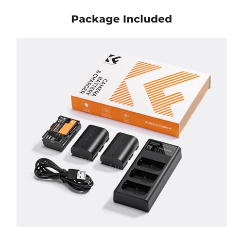 LP-E6NH Battery and Triple Slot Charger 2250mAh P8378