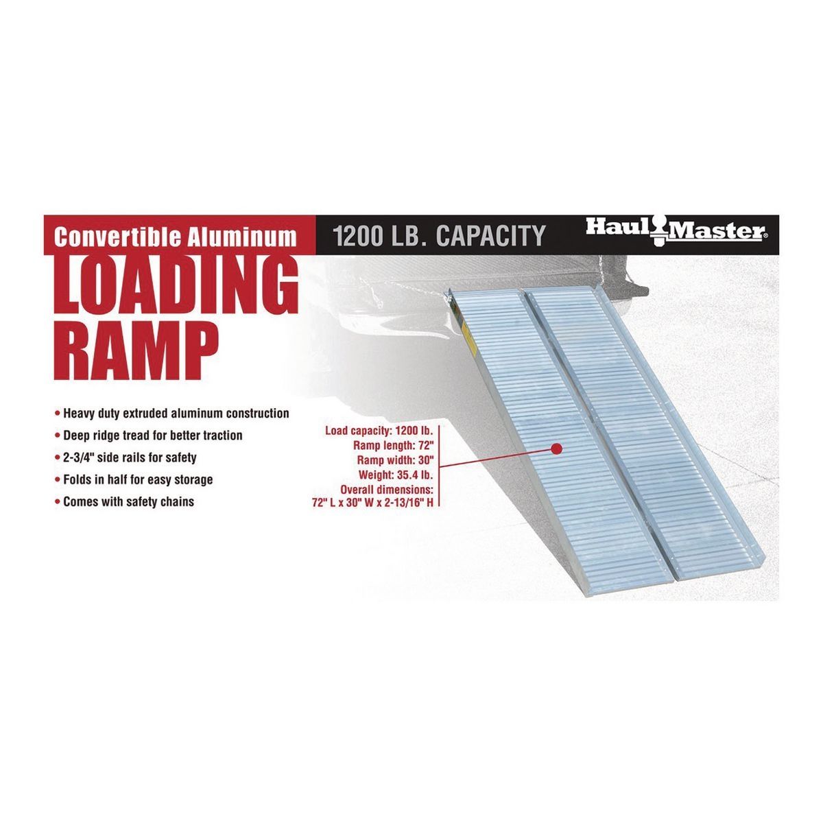 1200 lb. Capacity Aluminum Loading Ramp O49710