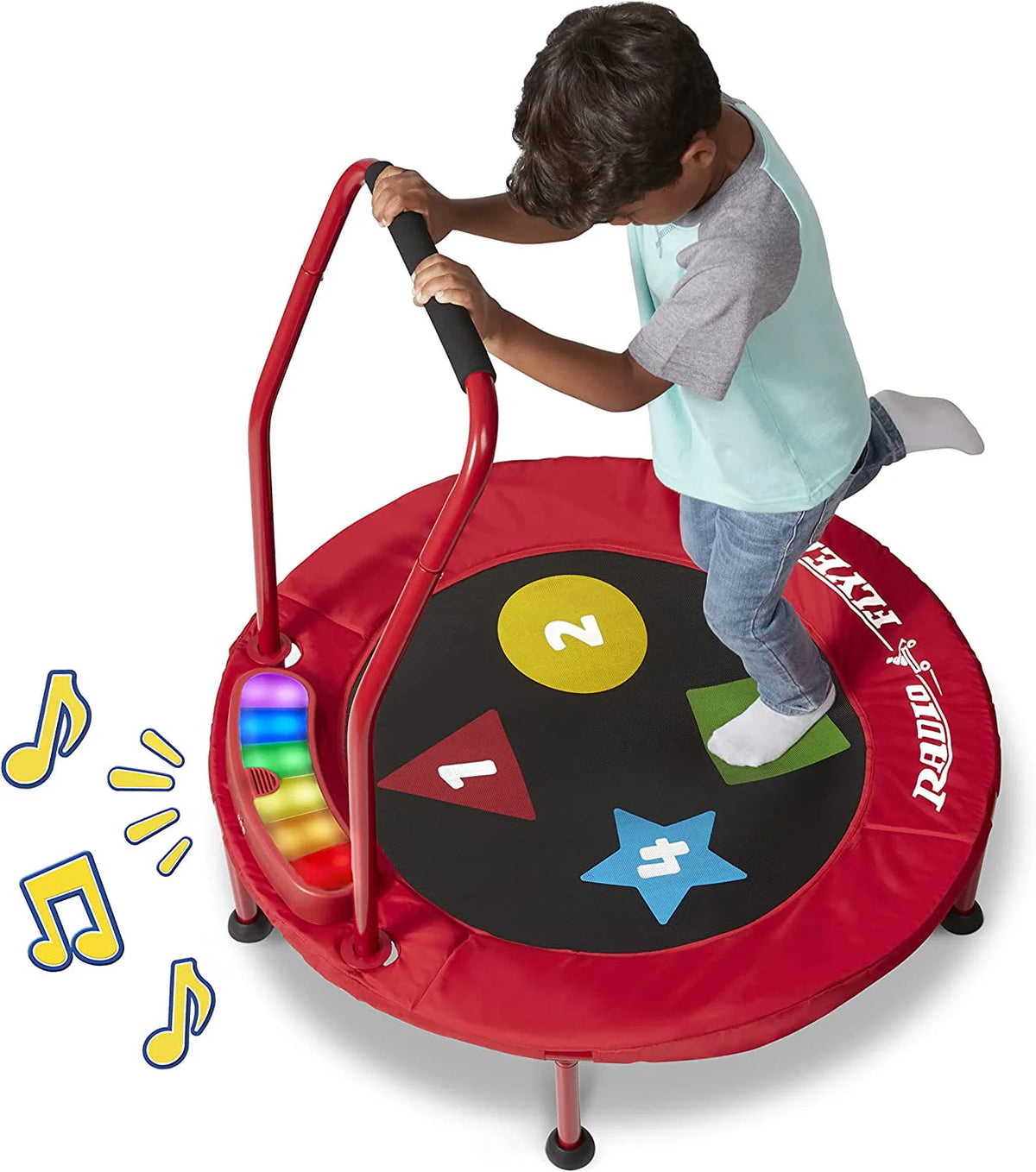 3-Feet Diameter Kids' Trampoline with Lights & Sounds F5059