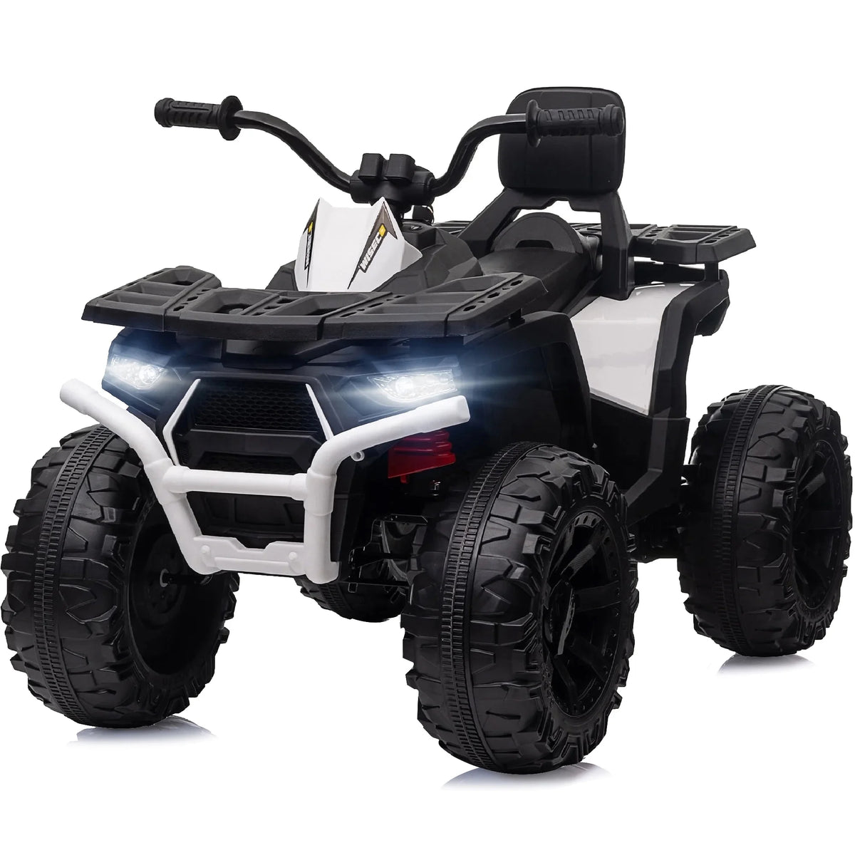 24V Kids ATV 4-Wheeler with 400W Motor, 2 Seater - Black L965