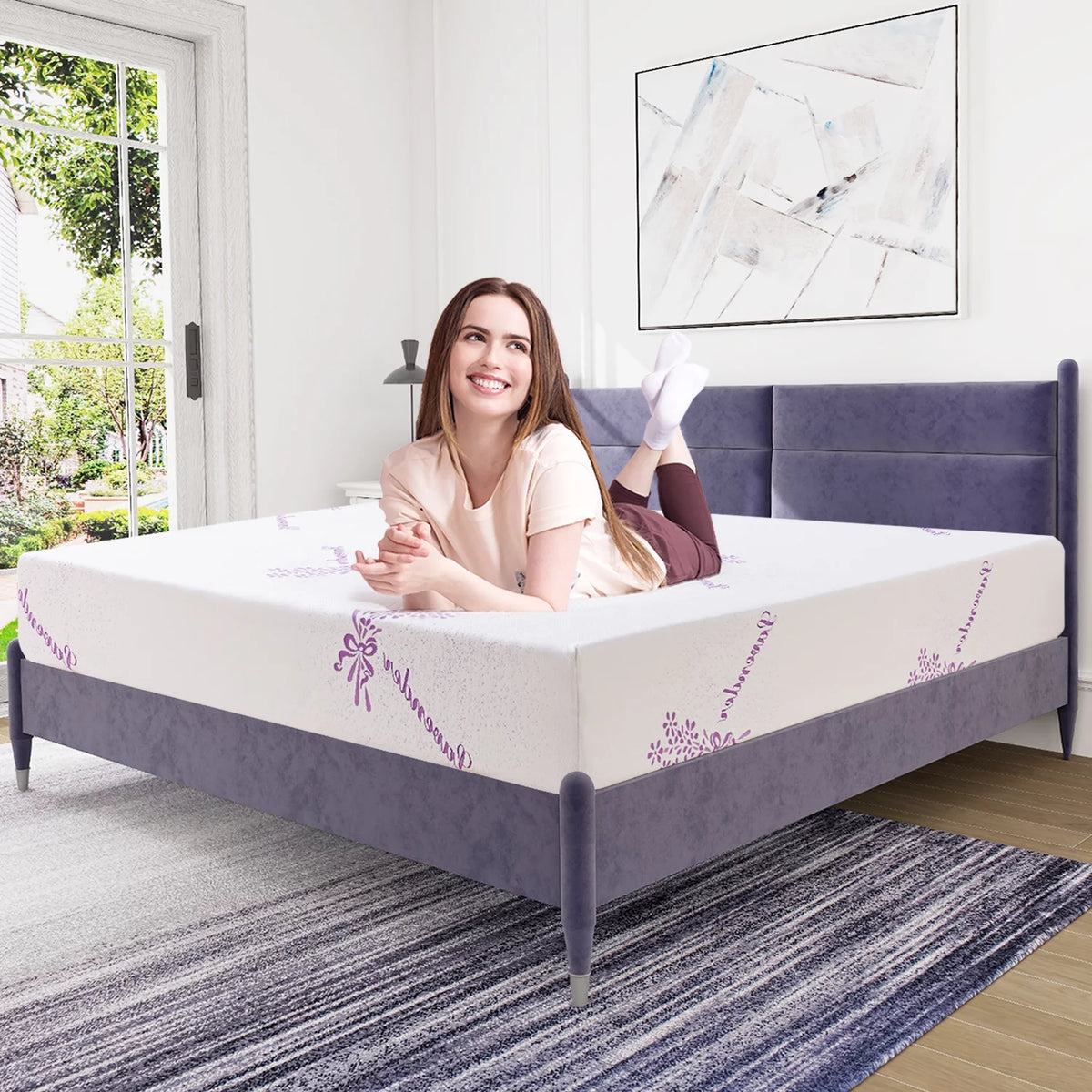 8 inches Twin Memory Foam Mattress V40005