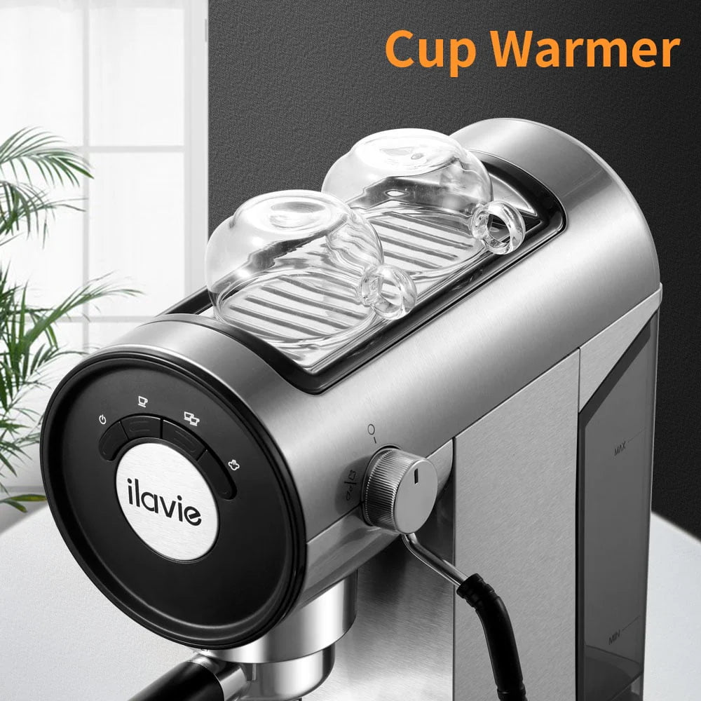20 Bar Espresso Machine with Milk Frother Steam Wand R365