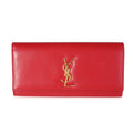 Red Smooth Calfskin Clutch A349547