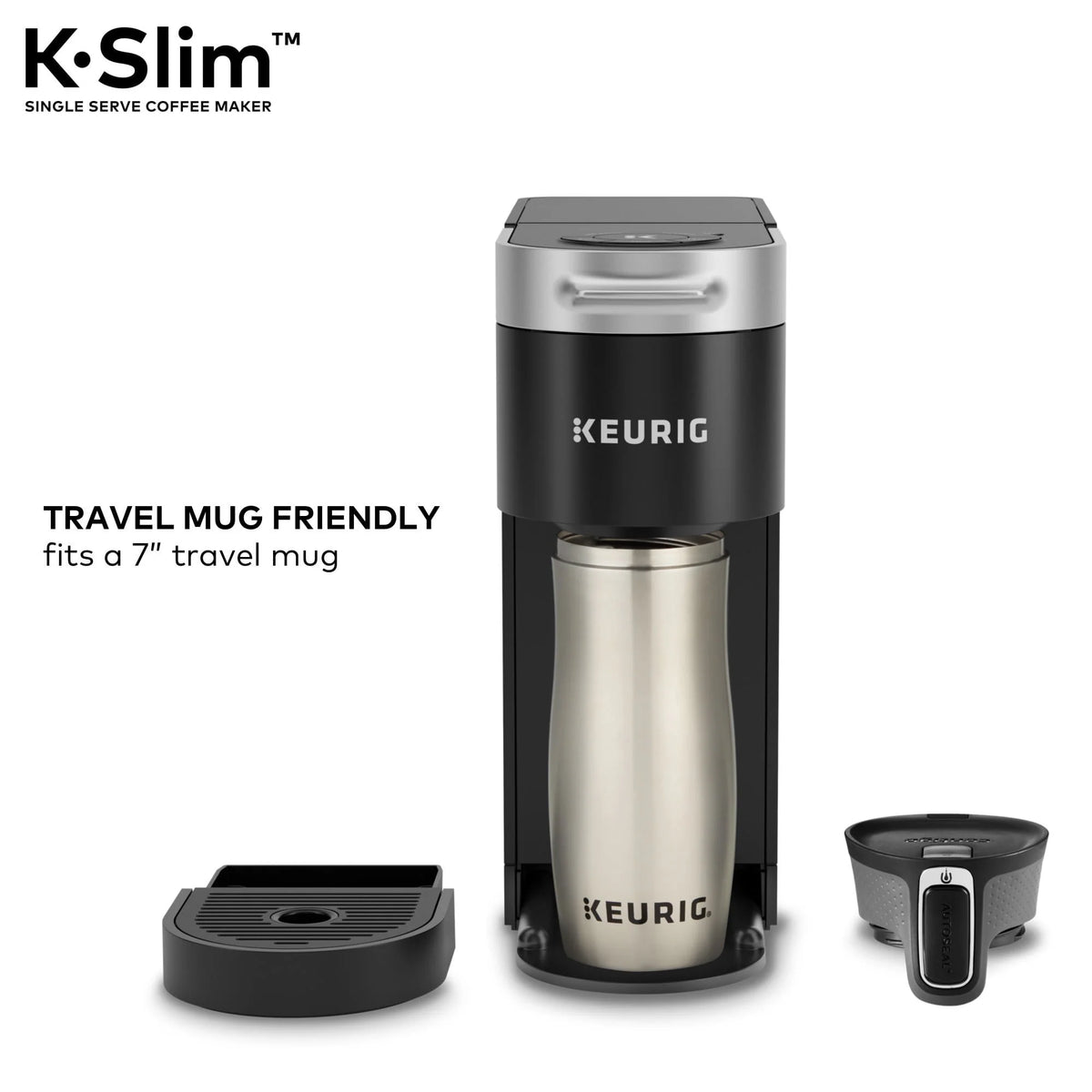 Black Single Serve K-Cup Pod Coffee Maker U50359