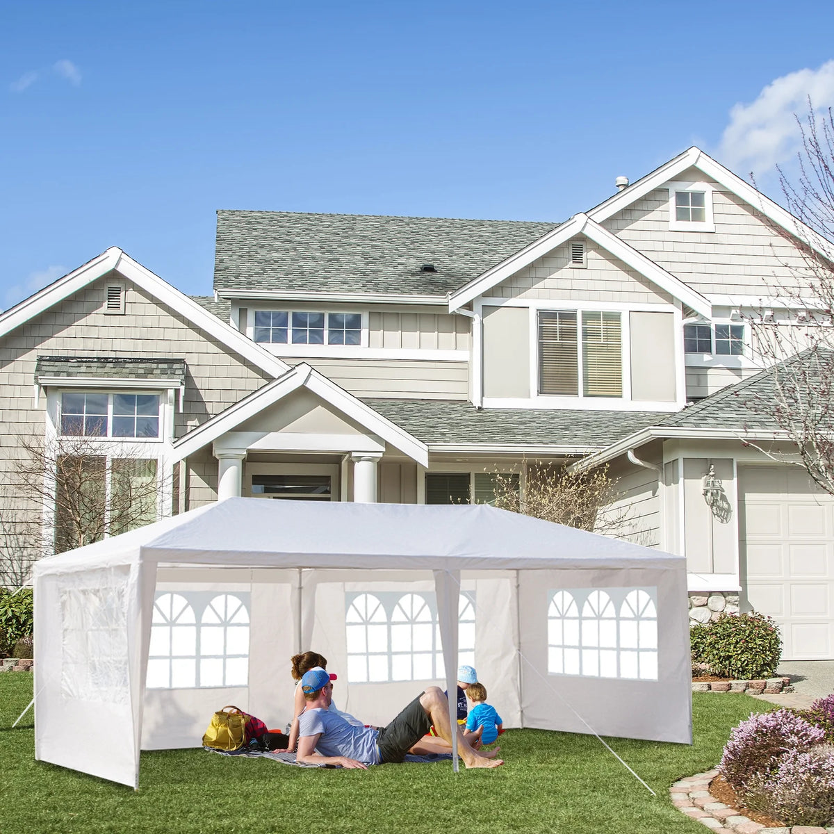 10' X 30' Canopy Tent with 8 Side Walls N323075