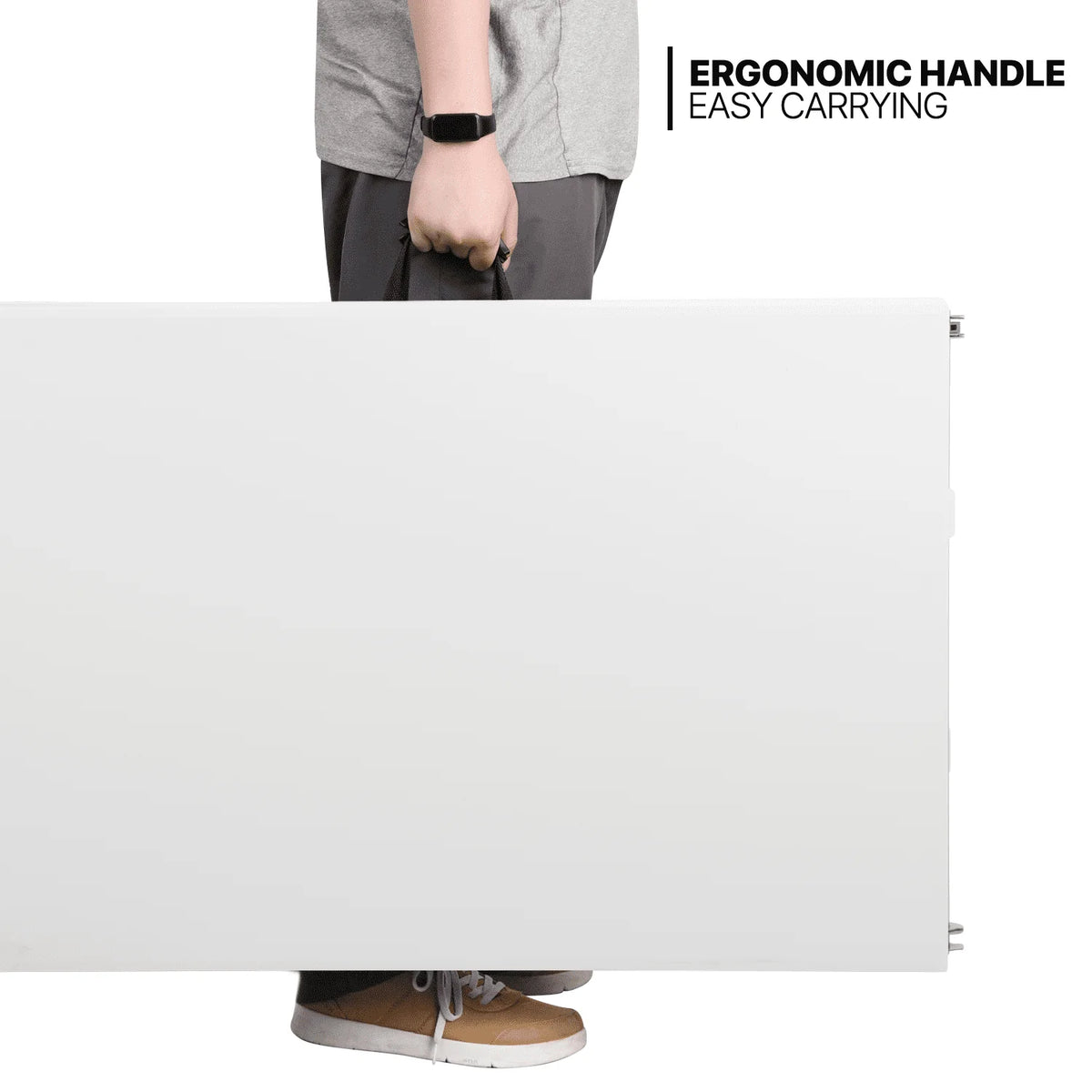 5 Pack 8Ft White Folding Plastic Utility Table Q447659