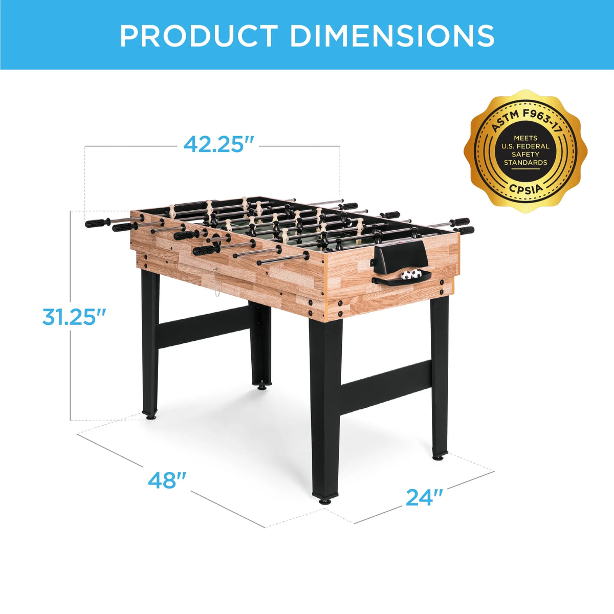 2x4ft 10-in-1 Combo Game Table Set M551581