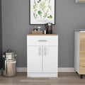 White Light Oak Cabinet Pantry V59036