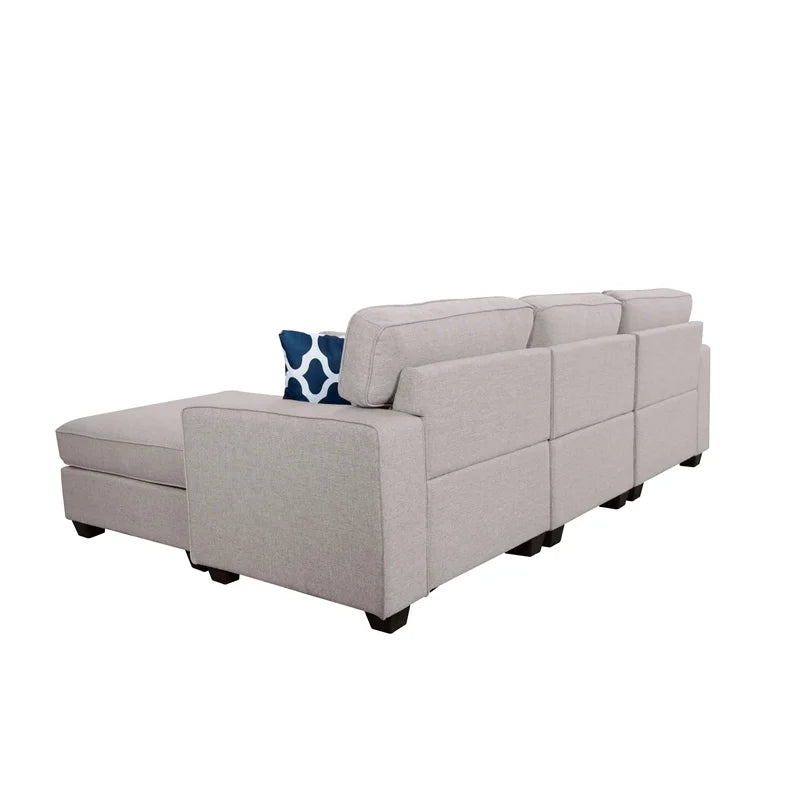 Fabric Reversible Sectional Sofa D21537