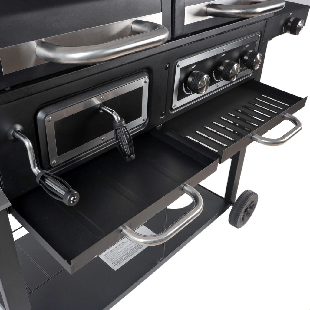Dual Fuel Gas & Charcoal Combo Grill F6510