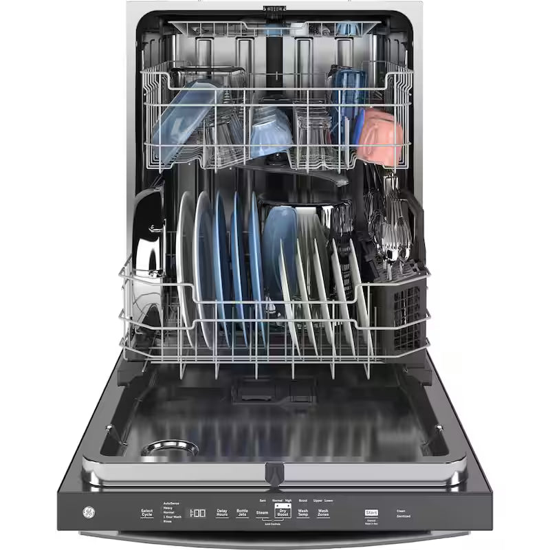 24 in. Built-In Tall Tub Dishwasher in Stainless with 3rd Rack Q487304