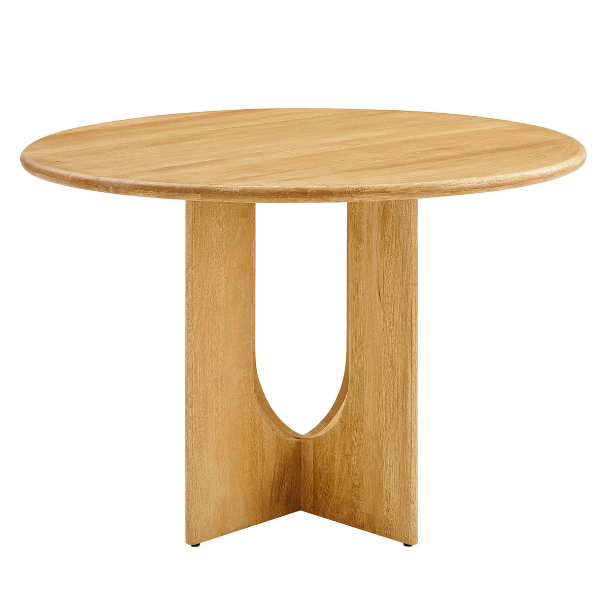 Round 48" Oak Wood Dining Table Z124819