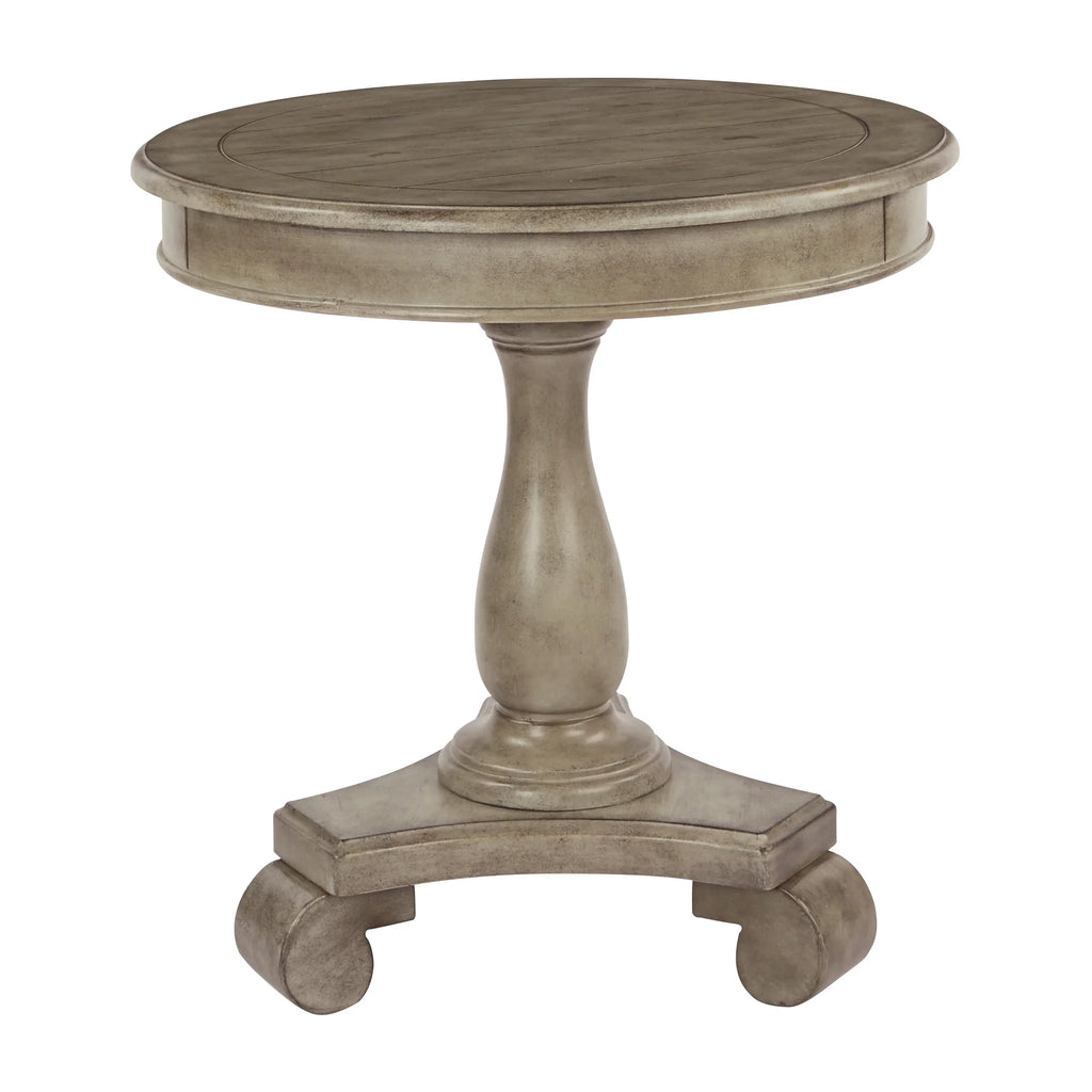 Hand Painted Round Accent Table K753