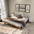 King Size Solid Wood Platform Bed P956