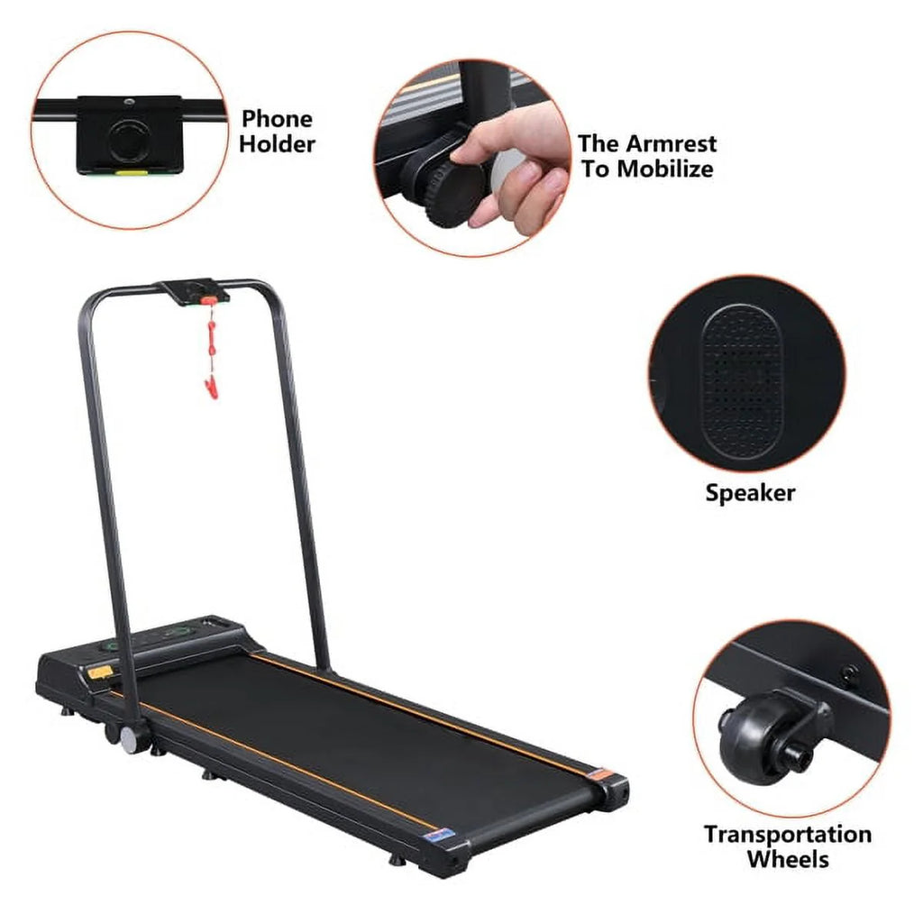 Folding Electric Treadmill with LCD Monitor L6529