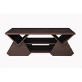 Espresso Wood Storage Coffee Table U1313