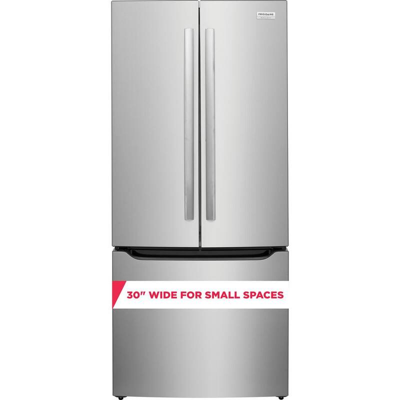 30 in. 20 cu. ft. French Door Refrigerator with Internal Water Dispenser P427