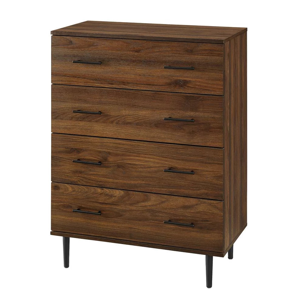 30" 4-Drawer Dark Walnut Bedroom Chest P806067