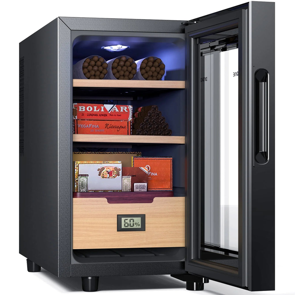 23L Electric Cigar Humidor with Spanish Cedar Wood Shelves P33790