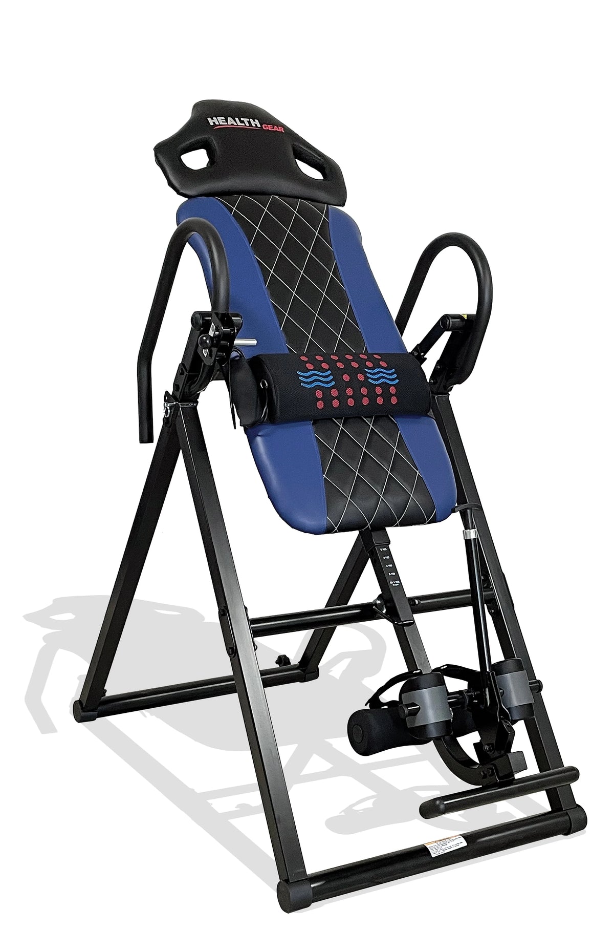 Blue Heat and Vibration Massage Inversion Table J24826