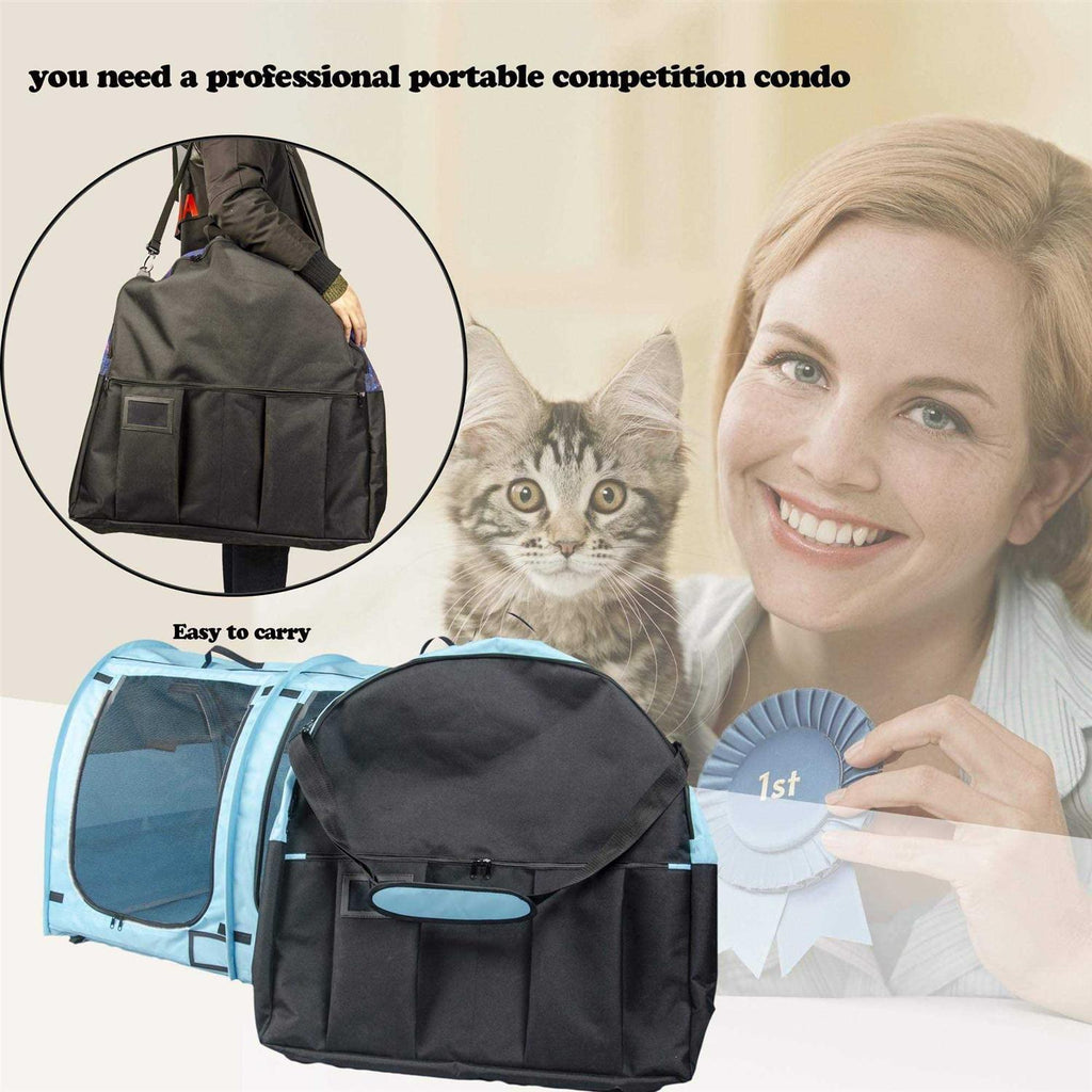 Portable Twin Compartment Cat Cage P304413