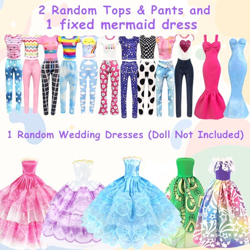 75PCS Doll Clothes and Accessories with Closet for 11.5 Inch Doll X3063