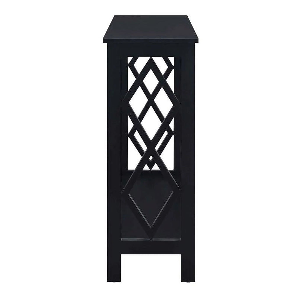 Black Wood Console Table O64777