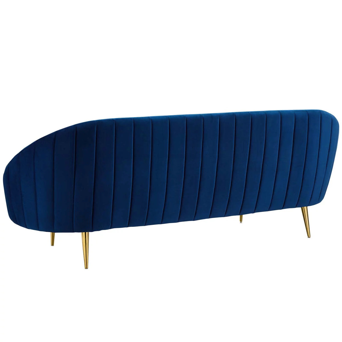 Navy Blue Velvet Sofa B574528