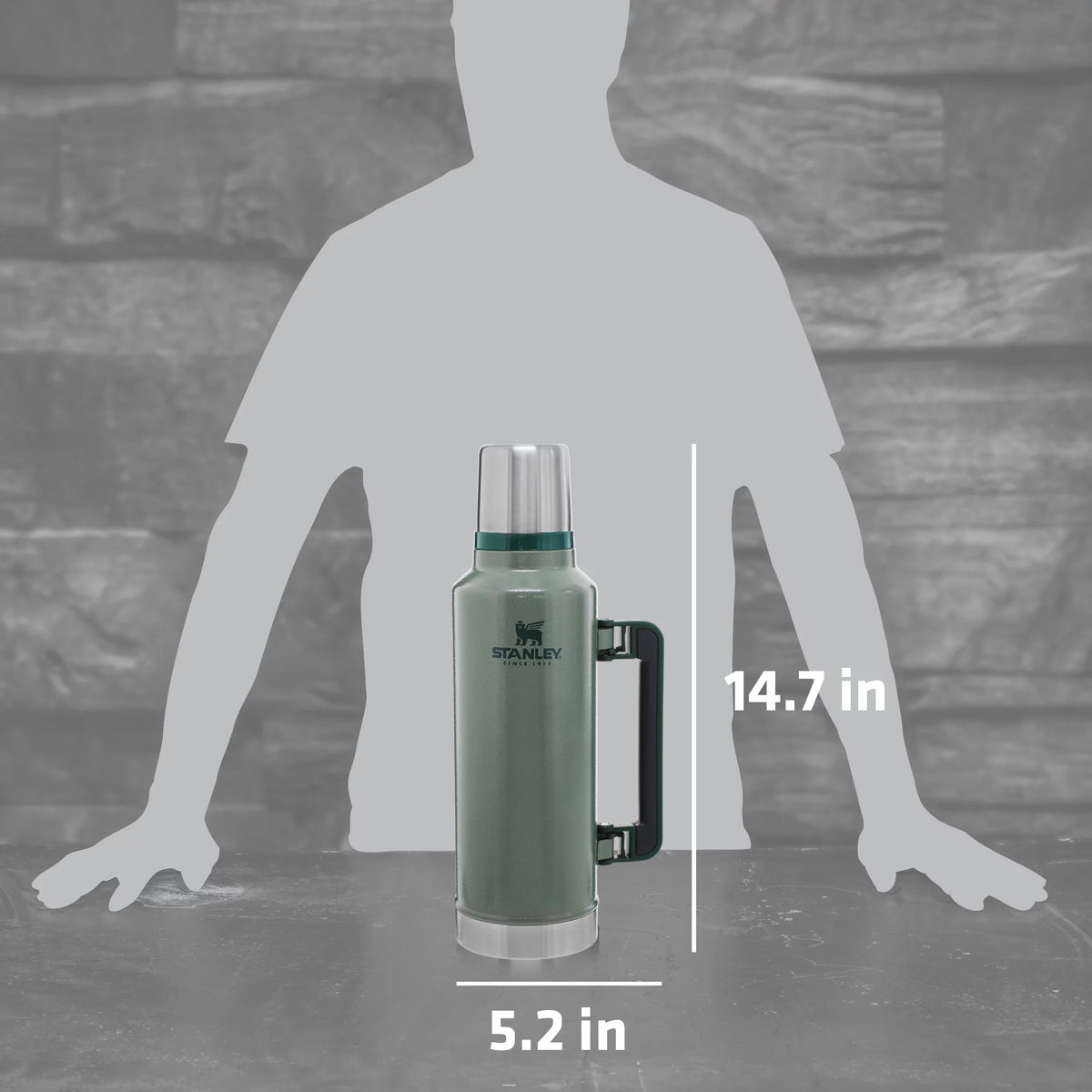 Vacuum Insulated Stainless Steel Bottle 2 qt J9567
