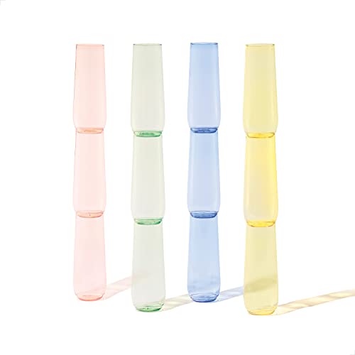 9oz Crystal Clear Plastic Champagne Glasses, 12 Count B74739