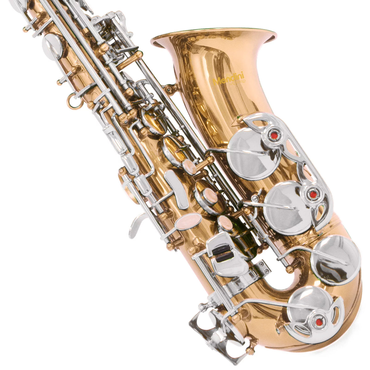 Eb Alto Saxophone with Tuner, Case, Mouthpiece, 10 Reeds T868