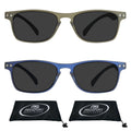 Black & Blue 2 Pack Reading Sunglasses A58568