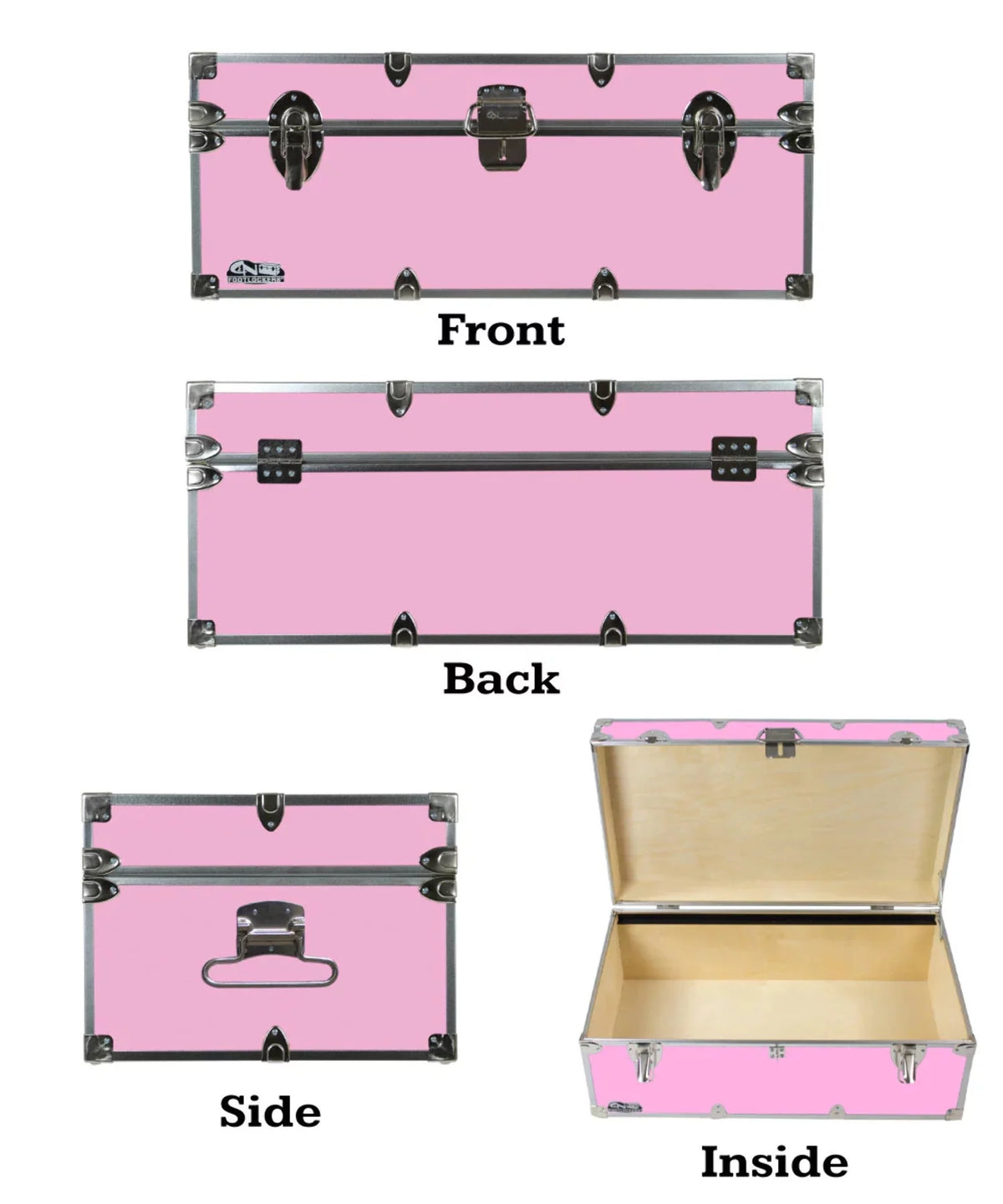 Steel Footlocker Trunk P797