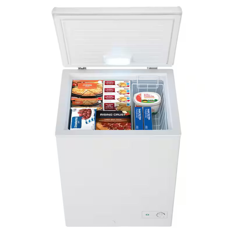 White 4.9 cu. ft. Manual Defrost Chest Freezer H131142
