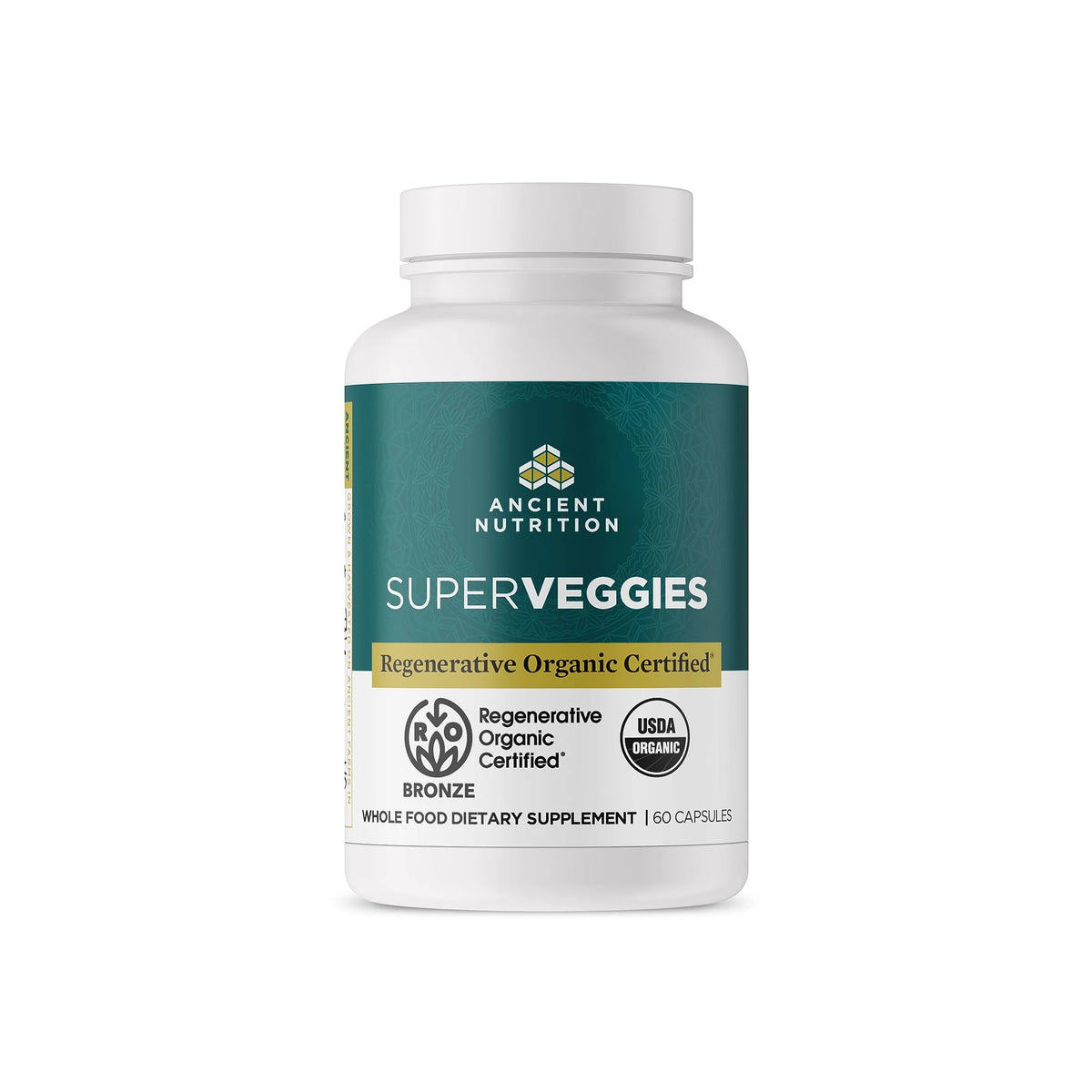 Organic SuperVeggies Capsules with Probiotics 60 Count G7187