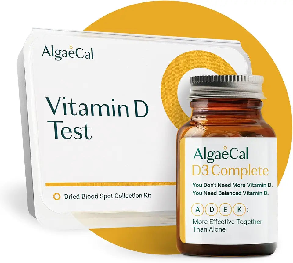 4-in-1 Vitamin D3 K2 Supplement with Home Test Kit V524