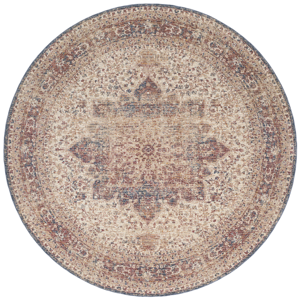 Ivory Red Rug E275595