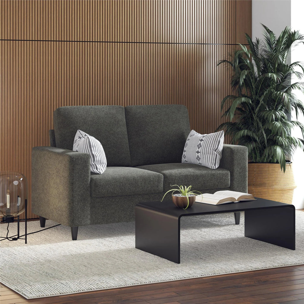 Gray Linen 2 Seater Sofa C94263