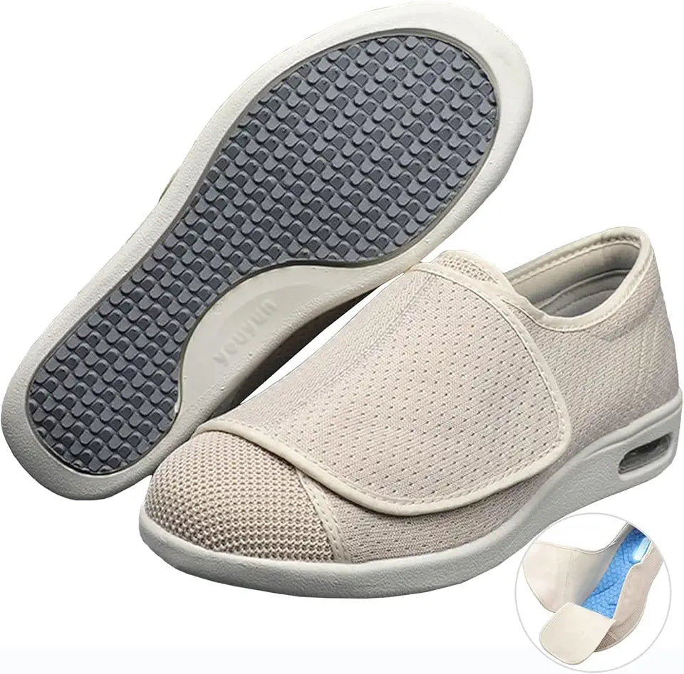 Extra Wide Diabetic Shoes with 3 Pairs of Replacement Insoles A6339
